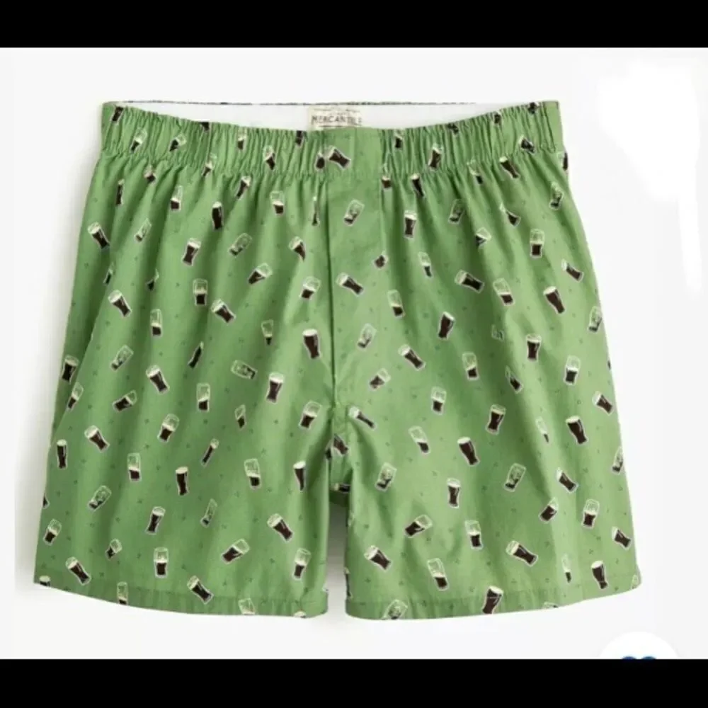 J. Crew Green Beer and Luck St Patrick’s Day Boxers